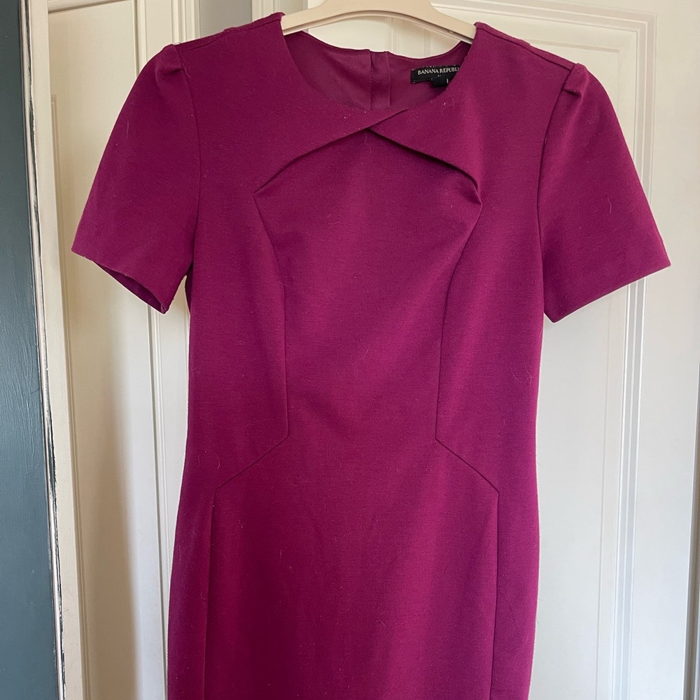 Banana Republic Fuchsia Mini Dress